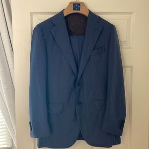 SuitSupply Mid Blue Jort Suit 38R